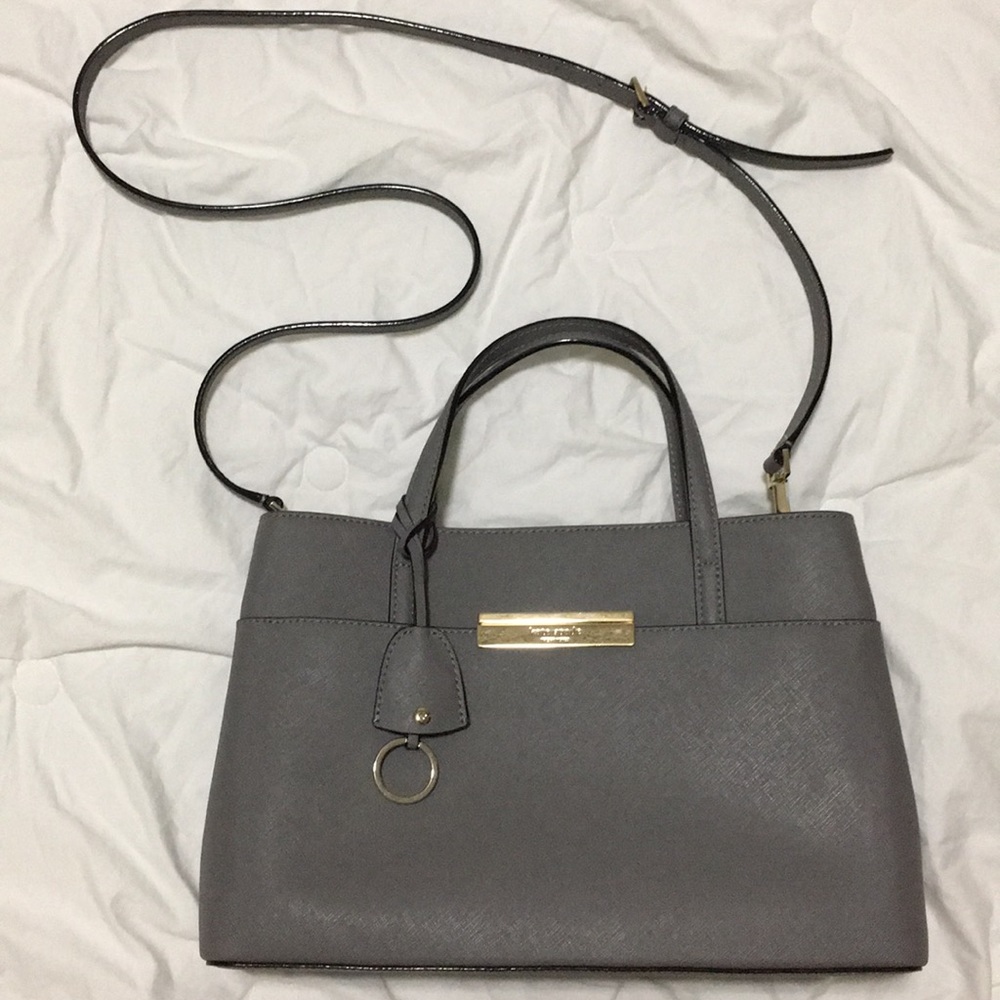 Kate Spade Maiden Way Saffiano Zuri - Cliff Gray